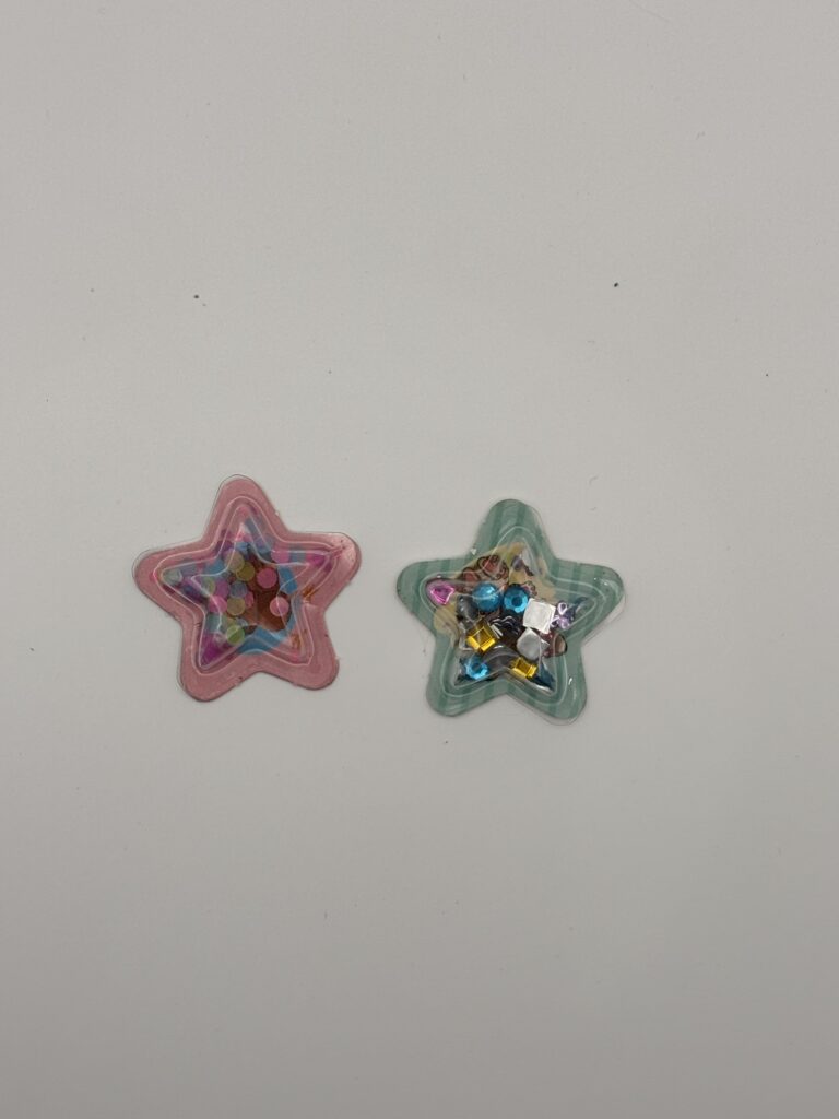 3D Puffy Star Shaker Stickers